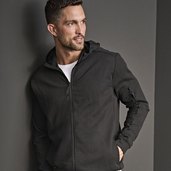 Tee Jays Athletic Hooded Full Zip Sweat Jacket Thumbnail